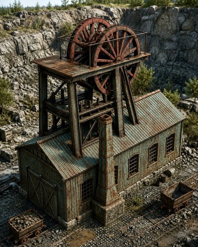 Mining building - mining,