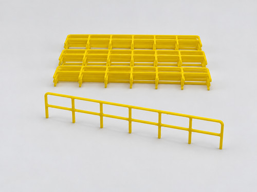 Gauge safety railings yellow - n,