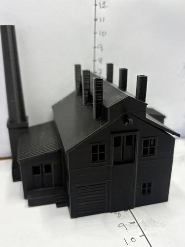 Industrial building model - industrial,